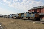 CSX 4806 leads a bunch of locos on train S410